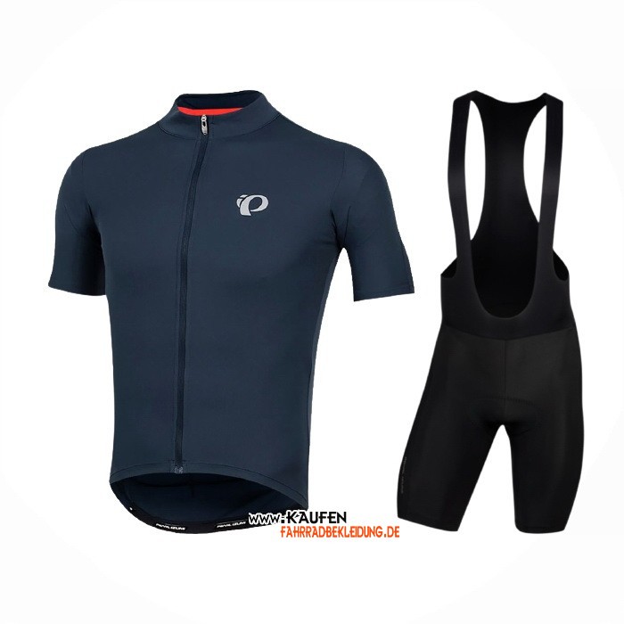 2021 Pearl Izumi Kurzarmtrikot und Kurze Tragerhose Tief Blau